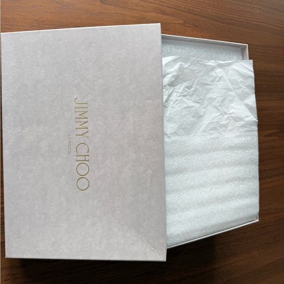 Jimmy Choo Ivory Pearl Embellished Heels - Picture 6 of 8